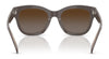 Ralph RA5301U Sunglasses | Size 52 / Shiny Black / Gradient Grey (3N 13%) №50018G