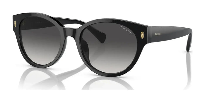 Ralph RA5302U Sunglasses | Size 54 / Shiny Black №50018G / Gradient Grey (3N 13.2%)