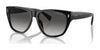 Ralph RA5303U Sunglasses | Size 55 / Shiny Black / Gradient Grey (3N 13.2%) №500187
