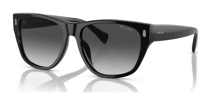 Ralph RA5303U Sunglasses | Size 55 / Shiny Black / Gradient Grey (3N 13.2%) №500187