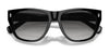 Ralph RA5303U Sunglasses | Size 55 / Shiny Black / Gradient Grey (3N 13.2%) №500187