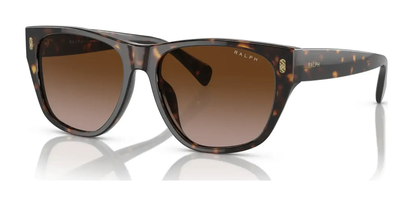 Ralph RA5303U Sunglasses Shiny Dark Havana / Gradient Brown