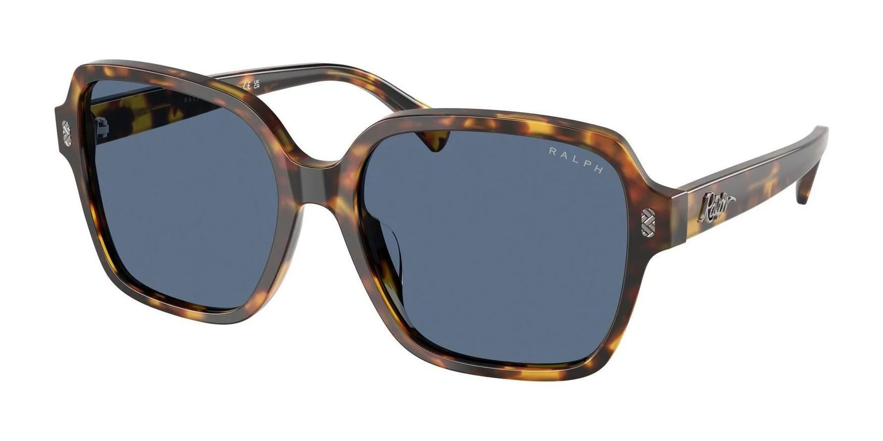 Ralph RA5304U Sunglasses Shiny Havana / Dark Blue