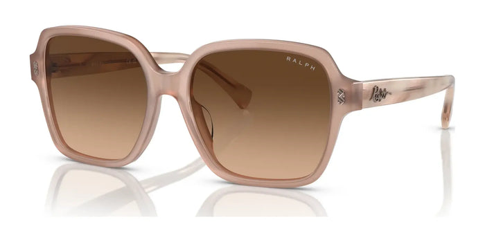 Ralph RA5304U Sunglasses | Size 57 / Shiny Opal Rose Beige / Gradient Brown (3N 14.2%) №611474