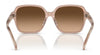 Ralph RA5304U Sunglasses | Size 57 / Shiny Opal Rose Beige / Gradient Brown (3N 14.2%) №611474