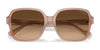 Ralph RA5304U Sunglasses | Size 57 / Shiny Opal Rose Beige / Gradient Brown (3N 14.2%) №611474