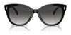 Ralph RA5305U Sunglasses | Size 56 / Black Havana / Gradient Brown (3N 10.7%) №500313