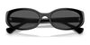 Ralph RA5306U Sunglasses | Size 55 / Shiny Black / Dark Grey (3N 11%) №500187