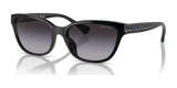 Ralph RA5307U Sunglasses Shiny Black / Gradient Grey