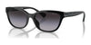 Ralph RA5307U Sunglasses | Size 55 / Shiny Black №50018G / Gradient Grey (3N 13%)