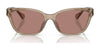 Ralph RA5307U Sunglasses | Size 55 / Shiny Black №50018G / Gradient Grey (3N 13%)