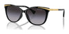 Ralph RA5309U Sunglasses | Size 55 / Shiny Black / Gradient Grey (3N 13%) №50018G