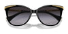 Ralph RA5309U Sunglasses | Size 55 / Transparent Blue Varnish / Light Grey Gradient (2N 25.8%) №615035