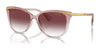 Ralph RA5309U Sunglasses | Size 55 / Transparent Light Rose / Rose (2N 36.7%) №61258H