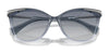 Ralph RA5309U Sunglasses | Size 55 / Transparent Blue Varnish / Light Grey Gradient (2N 25.8%) №615035