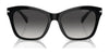 Ralph RA5310U Sunglasses | Size 56 / Shiny Black / Gradient Grey (3N 13.2%) №50018G