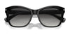 Ralph RA5310U Sunglasses | Size 56 / Shiny Black / Gradient Grey (3N 13.2%) №50018G