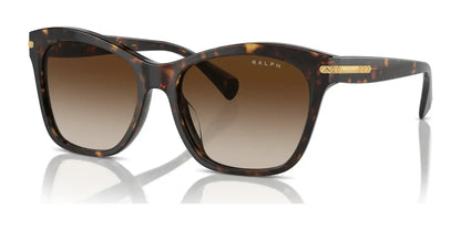 Ralph RA5310U Sunglasses Shiny Dark Havana / Gradient Brown