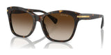 Ralph RA5310U Sunglasses Shiny Dark Havana / Gradient Brown