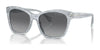 Ralph RA5310U Sunglasses | Size 56 / Striped Grey / Gradient Grey (Polarized) (3P 10.7%) №6154T3