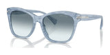 Ralph RA5310U Sunglasses Shiny Striped Blue / Gradient Blue