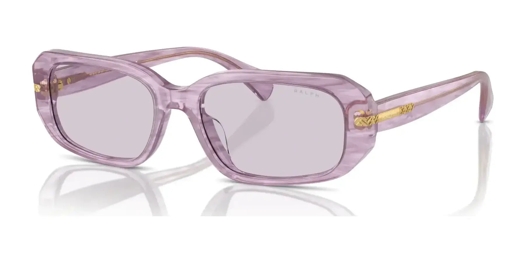 Ralph RA5311U Sunglasses Shiny Striped Lillac / Violet