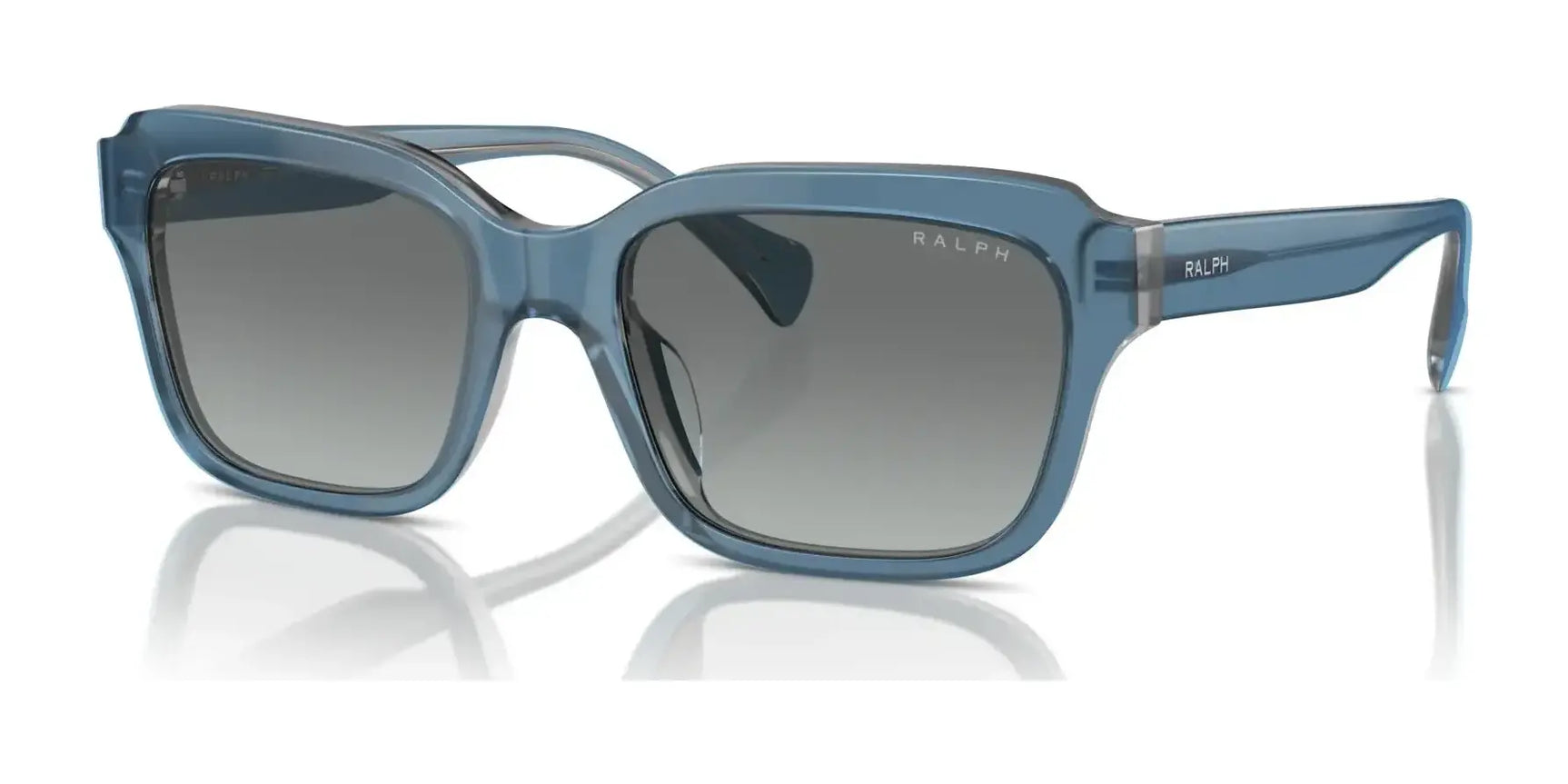 Ralph RA5312U Sunglasses Transparent Blue / Milky Light Grey / Grey Gradient