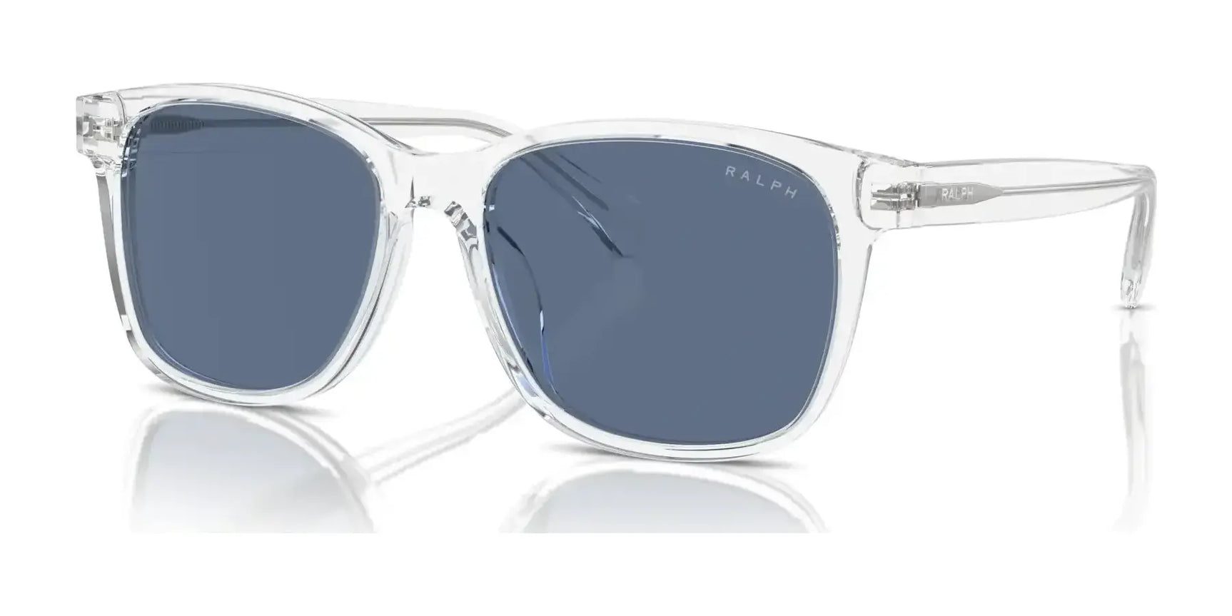 Ralph RA5313U Sunglasses Shiny Crystal / Dark Blue