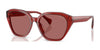 Ralph RA5315U Sunglasses | Size 54 / Shiny Burgundy / Gradient Light Violet (2N 18.1%) №632069