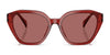 Ralph RA5315U Sunglasses | Size 54 / Transparent Grey / Gradient Grey (Polarized) (3P 13%) №6187T3