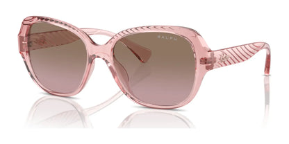 Ralph RA5316U Sunglasses Shiny Transparent Pink / Pink Gradient Brown