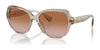 Ralph RA5316U Sunglasses | Size 56 / Shiny Transparent Beige / Gradient Brown (2N 25.5%) №580213