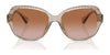 Ralph RA5316U Sunglasses | Size 56 / Shiny Dark Havana / Gradient Brown (3N 10.7%) №614913