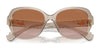Ralph RA5316U Sunglasses | Size 56 / Shiny Dark Havana / Gradient Brown (3N 10.7%) №614913