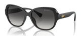 Ralph RA5316U Sunglasses Shiny Transparent Black / Gradient Grey