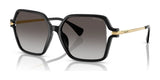 Ralph RA5319U Sunglasses Shiny Black / Gradient Grey