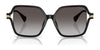Ralph RA5319U Sunglasses | Size 56 / Shiny Black / Gradient Grey (3N 15.6%) №50018G