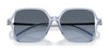 Ralph RA5319U Sunglasses | Size 56 / Shiny Black / Gradient Grey (3N 15.6%) №50018G