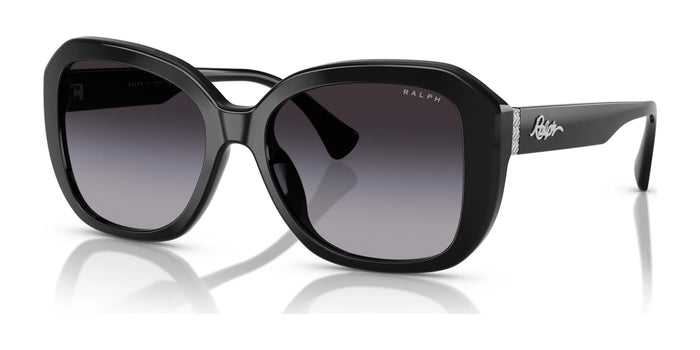 Ralph RA5321U Sunglasses | Size 56 / Shiny Black / Gradient Grey (3N 13%) №50018G