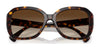 Ralph RA5321U Sunglasses | Size 56 / Shiny Black / Gradient Grey (3N 13%) №50018G