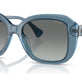 Shiny Transparet Blue Milky