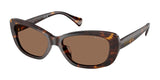 Ralph RA5322U Sunglasses Shiny Dark Havana / Brown