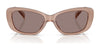 Ralph RA5322U Sunglasses | Size 55 / Shiny Dark Havana / Brown (3N 9%) №500313