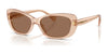 Ralph RA5322U Sunglasses | Size 55 / Shiny Light Brown / Brown (3N 9%) №621173