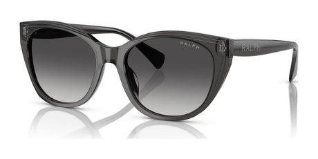 Ralph RA5324U Sunglasses Shiny Transparent Black / Gradient Grey