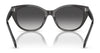 Ralph RA5324U Sunglasses | Size 56 / Shiny Transparent Green / Gradient Brown (Polarized) (3P 13.1%) №6206T5