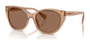 Ralph RA5324U Sunglasses | Size 56 / Shiny Transparent Brown / Brown (3N 9%) №582673