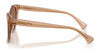 Ralph RA5324U Sunglasses | Size 56 / Shiny Transparent Green / Gradient Brown (Polarized) (3P 13.1%) №6206T5