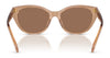 Ralph RA5324U Sunglasses | Size 56 / Shiny Transparent Green / Gradient Brown (Polarized) (3P 13.1%) №6206T5