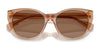 Ralph RA5324U Sunglasses | Size 56 / Shiny Transparent Green / Gradient Brown (Polarized) (3P 13.1%) №6206T5